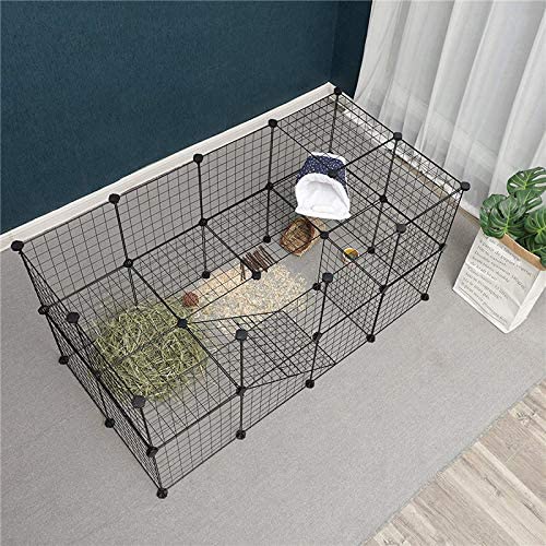 Metal Pet Playpen Dog Pets Fence Exercise Cage Metal Wire Storage Cubes Organizer