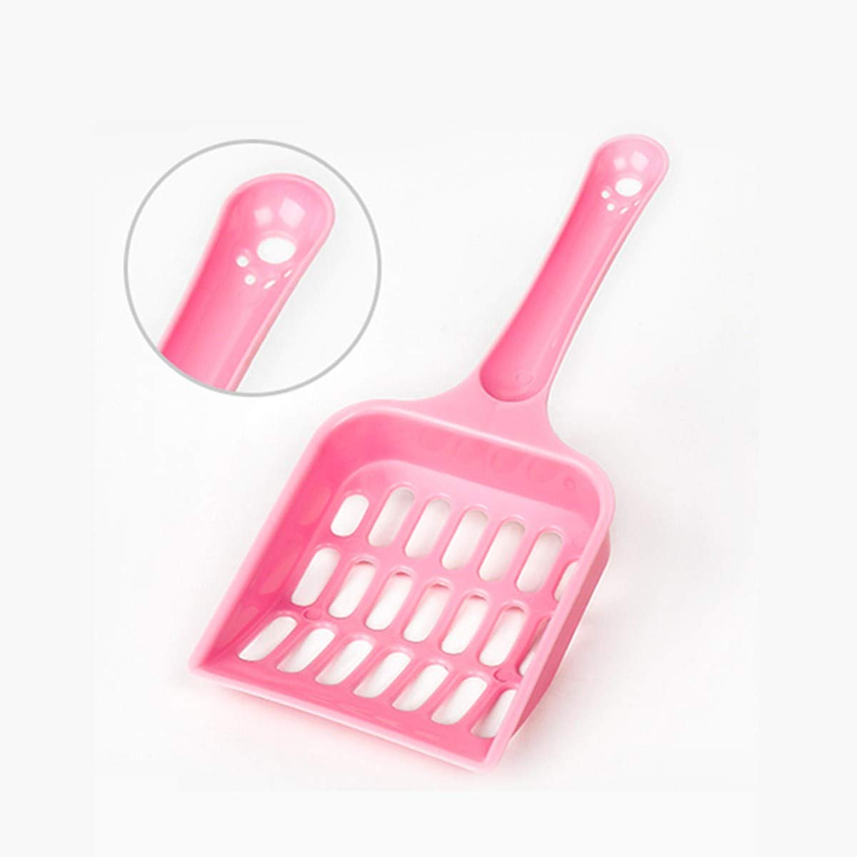 NA Plastic Litter Shovel Cleaning Scoop Tool (Pink, Light Blue, Dark Blue) - Pack of 3