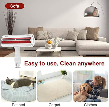 Whioltl Pet Hair Remover Roller, Reusable Washable Animal Hair Removal Brush for Dogs and Cats, Easy to Self Clean the Pet Fur from Carpet, Furniture, Sofa, Rugs, Laundry, Clothes and Bedding