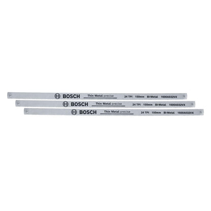 Bosch Hacksaw Blades Precise 150mm 3-Piece