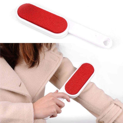 Pet's hair remover cleaning brush (red/white)