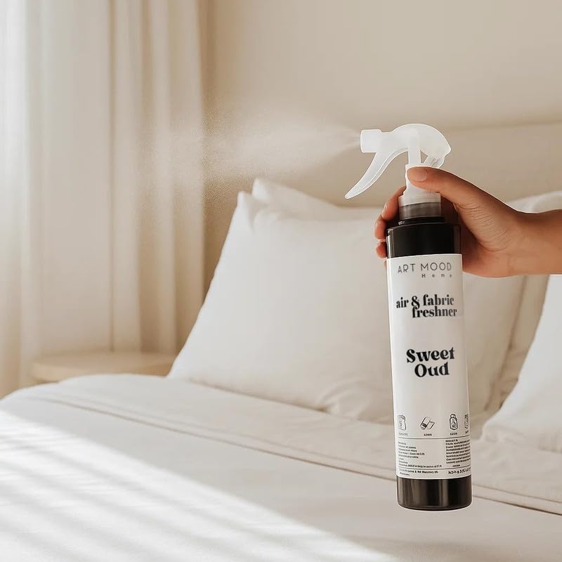 Air Fresh Mist, 400ML Long-Lasting Safe Fragrance for Fabrics and Rooms, No-Stain Formula for Curtains, Bedding, Upholstery, Home and Office Use