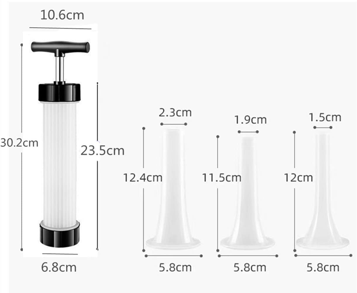 ZNZNANG Hand Operated Salami Maker -Sausage Filling Machine -Household Sausage Filler-Homemade Sausage Filling Machine Easily Make Various Sausages at Home