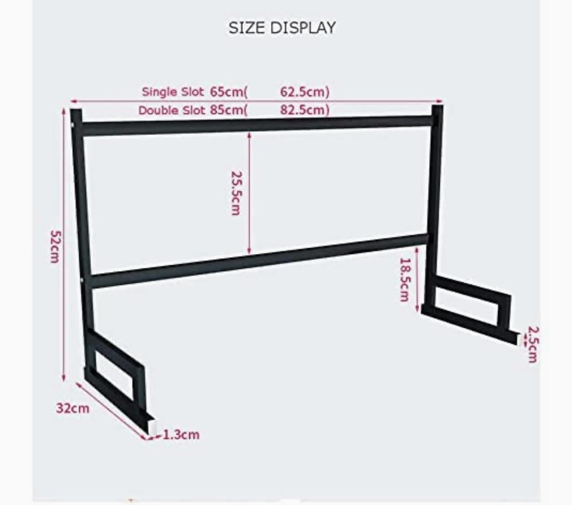 Dish Drying Rack Kitchen Sink Drain Storage Rack Stainless Steel Counter Organizer, Width Adjustable 2-layer Tableware Kitchen Storage (black)