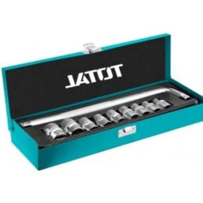 TOTAL 10 Pieces 10 Pieces 10-24 Mil Steel Box Tile Bit Set Metal Box THTL121101