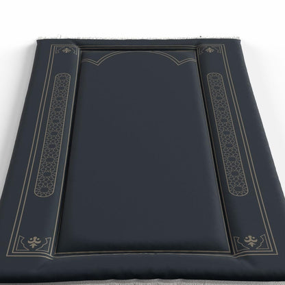 Sakina Padded Prayer Mat Soft Premium Velvet Face - Luxurious And Comfortable Prayer Rug With Elegant Design - Thickness Foam For An Ultimate Comfort Experience