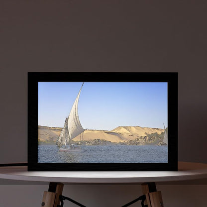 Natrual Wood 2 In 1 Photo Lighting Frame