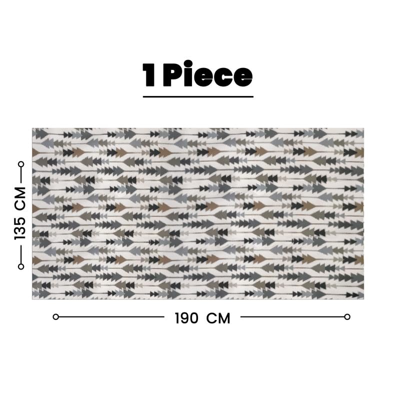 INTEX HOME Sofia Elegance Rectangular Tablecloth, Luxurious Linen Velvet, for Kitchen and Living Room Tables, Ideal for Ramadan and Events, 1 Pc, 130x90 cm, Easy-Care Fabric, Multicolour