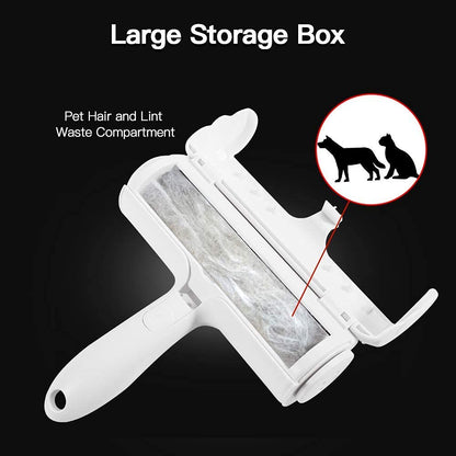 Sagreeny Pet hair remover roller - dog & cat fur remover with self-cleaning base - efficient animal hair removal tool - perfect for furniture, couch, carpet, car seat