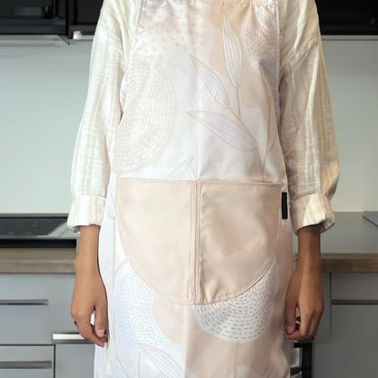 Apron, Cross-Back Design, Soft Cotton-Like Fabric, One Size, Lightweight Breathable Unisex with Front Pocket, for Cooking, and Daily Use