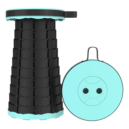 كرسي سفر بلاستيكي محمول قابل للطي والسحب، مقعد قابل للطي بتصميم رائع، خفيف الوزن وقابل للتعديل للتخييم وصيد الأسماك والمشي لمسافات طويلة والبستنة والاستخدام في الهواء الطلق