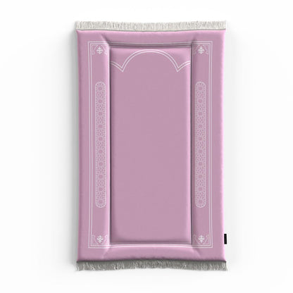 Sakina Padded Prayer Mat Soft Premium Velvet Face - Luxurious And Comfortable Prayer Rug With Elegant Design - Thickness Foam For An Ultimate Comfort Experience