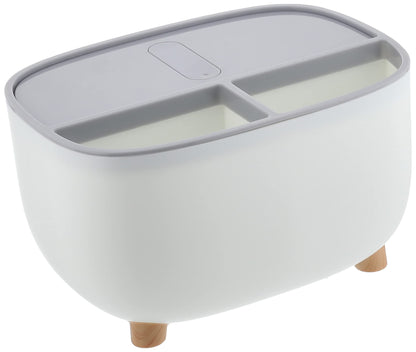 ECOCO Minimalistic Pink Alloy Steel Rectangular Facial Tissue Holder