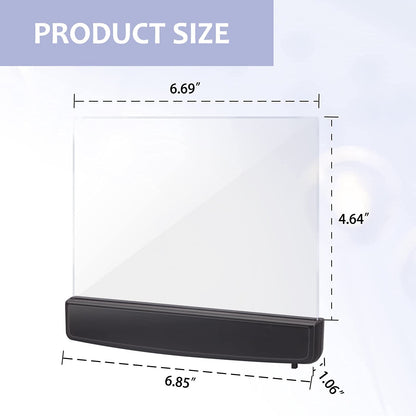 2PCS LED Reading Light, Night Light Reading Lamp LED Flat Book Light Lightwedge Book Light with 2 Bookmarks, Portable Bookmark Light Eye Care Night Light for Reading in Car, Birthday&Valentine Gift