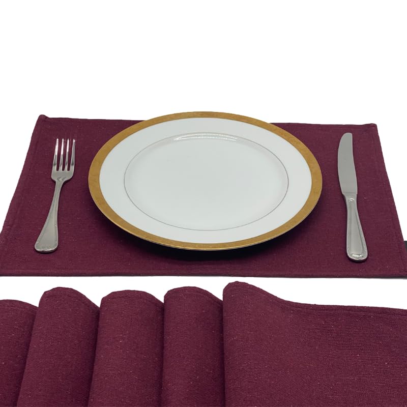 Cotton Placemats Set 6 Pieces of Placemats and Runner