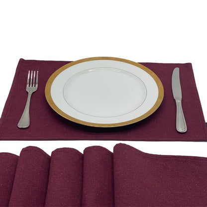 Cotton Placemats Set 6 Pieces of Placemats and Runner