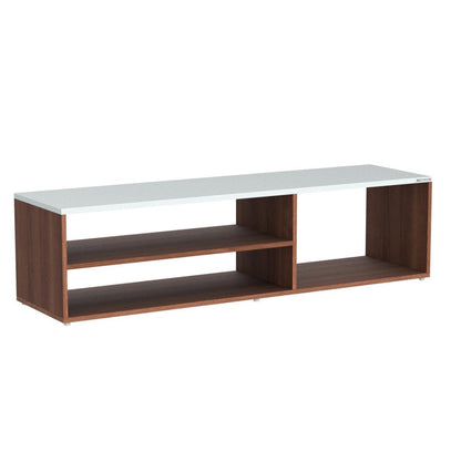 Wooden Shelf for Printer and Accessories, Sturdy Desktop Organizer Stand, Multi-Tier Storage Unit for Paper and Supplies, Black Finish, for Home or Office Use, Compact