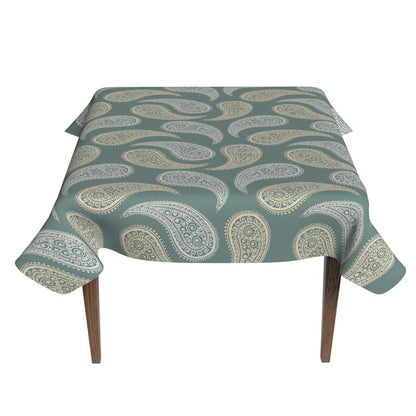 Verdant Waterproof Tablecloth, a Multicolor 140x140 cm Square Table Cover of Spillproof Polyester, a Lush, Garden-Inspired Protector perfect for Bringing a Touch of Nature Indoors