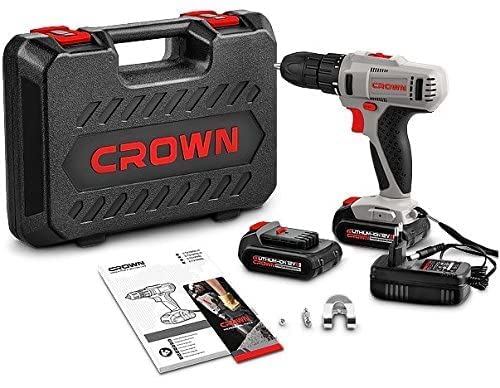 Crown ct21052lh 2 batteries operated drill - 12 volt