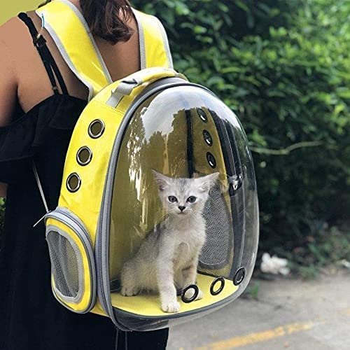 Capsule space pet airline approved travel carrier - yellow