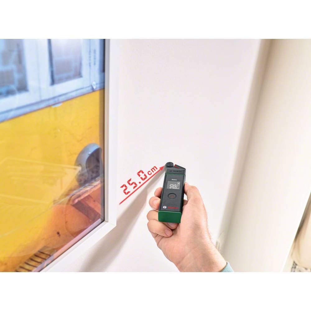 Bosch 603672700 Laser Measure Zamo (3rd Generation, Measurement Range: 0.15 – 20.00 m, in Carton), 22.3 mm*105.0 mm*38.0 mm