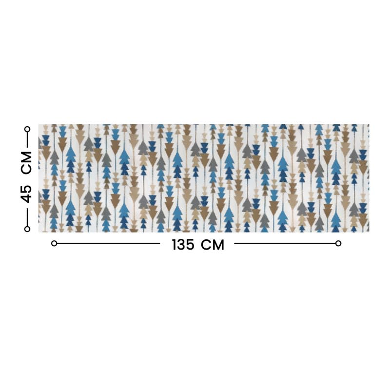 INTEX HOME Sofia Elegance Table Runner – Luxurious Linen Velvet – Design for Dining Room, Coffee Table & Decor – Ideal for Events & Ramadan – 45 x 135 cm – 1 Pc - Multicolour