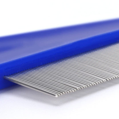 ALLY-MAGIC Pet Comb Cat Dog Tooth Grooming Removal Tool Flea Lice Tear Stain Remover Combs for Tangles Knots Crust Dirt Fine Y2DLB (A)