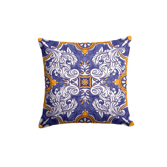 Canvas Fantasy Cushion Cover, a whimsical multicolor decorative pillow with a magical design, 40x40 cm, crafted from durable fabric to bring a touch of enchantment to any room's decor