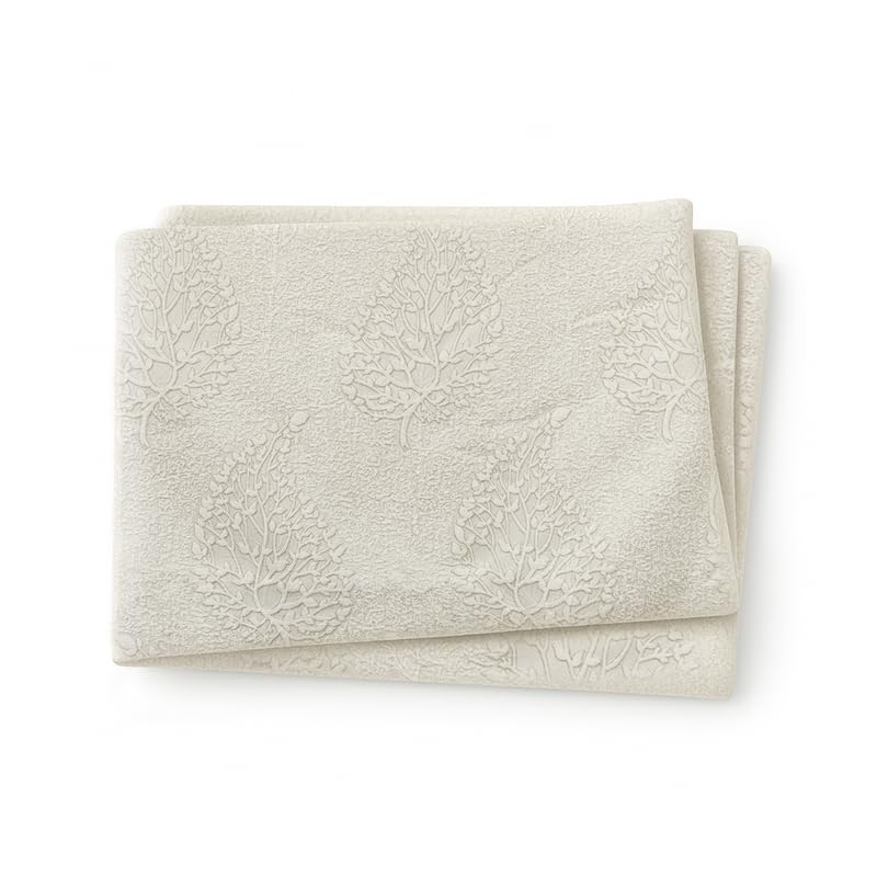 INtex Home Linen Rectangle Tablecloth, DAS Printed Design for Reception Living Room and Kitchen Tables, Elegant Dining and Daily Home Décor Use, 1 Pc - 200 x 250 cm - Off White