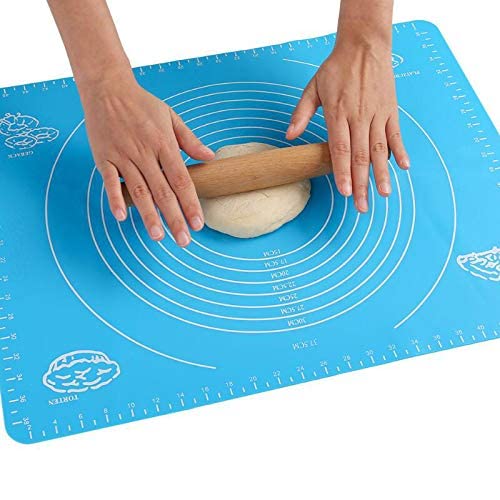 Large Silicone Baking Mat Non-stick Mat Thickening Kneading Dough Pad Baking Pastry Rolling Kitchen Baking Mat Bakeware Liners Pastry Baking Tools