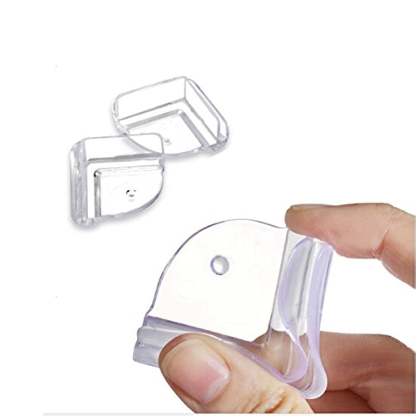 WINOMO Baby Protection Edge Protection Corner Protection Table Cushion Table Corner Protector Silicone Bumper Protection - 4 Pieces