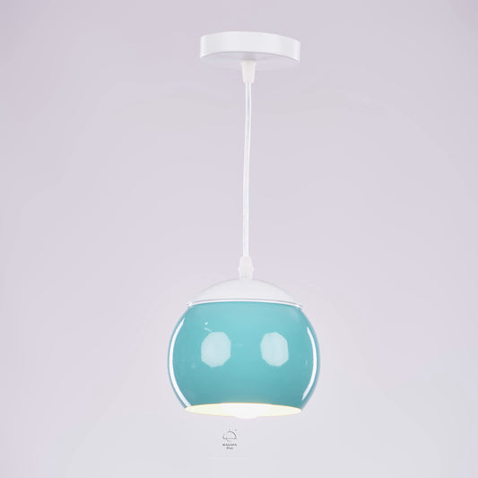 Chandelier Shop Aluminum Modern Mint Green Bowling Pendant 1 Lamp