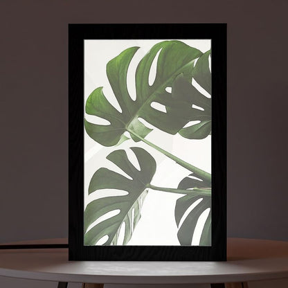 Natrual Wood 2 In 1 Photo Lighting Frame