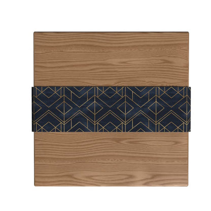 Velvet Golds Dark Blue Runner, a Plush Decorative Centerpiece in Dark Blue & Gold, 35x140 cm, an Opulent and Luxurious Table Scarf for a Sophisticated and Modern Dining Experience