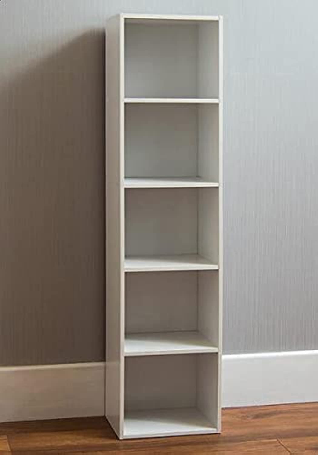 White Floating Wall Shelf, Modern Minimalist Display Ledge, Small Picture Ledge for Frames, Plants or Decor, Simple Wall Shelf Accent for Living Room or Bedroom