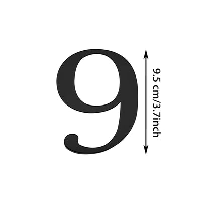 Acrylic Number Cake Toppers, Mirror Finish 0–9 Picks, 9.5 cm Height, Ideal for Birthday Wedding Graduation Anniversary Decorations