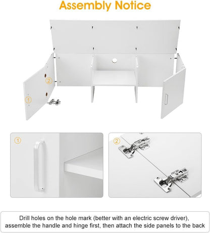 Shoe Cabinet and Storage Box, 60cm Wide Manufactured Wood Shoe Rack in a Light Grey Finish, Compact and Stylish Organizer for Entryway, Hallway, or Closet Furniture