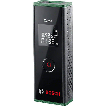 Bosch 603672700 Laser Measure Zamo (3rd Generation, Measurement Range: 0.15 – 20.00 m, in Carton), 22.3 mm*105.0 mm*38.0 mm