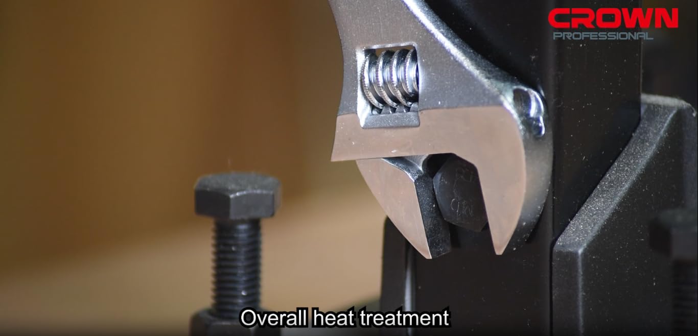 CROWN Professional Adjustable Wrench, 12 inch; CPHWA-CNA12 by Circle Tools