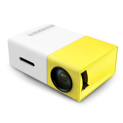 YG-300 Mini Portable Projector with USB,SD,AV,HDMI, Multicolor