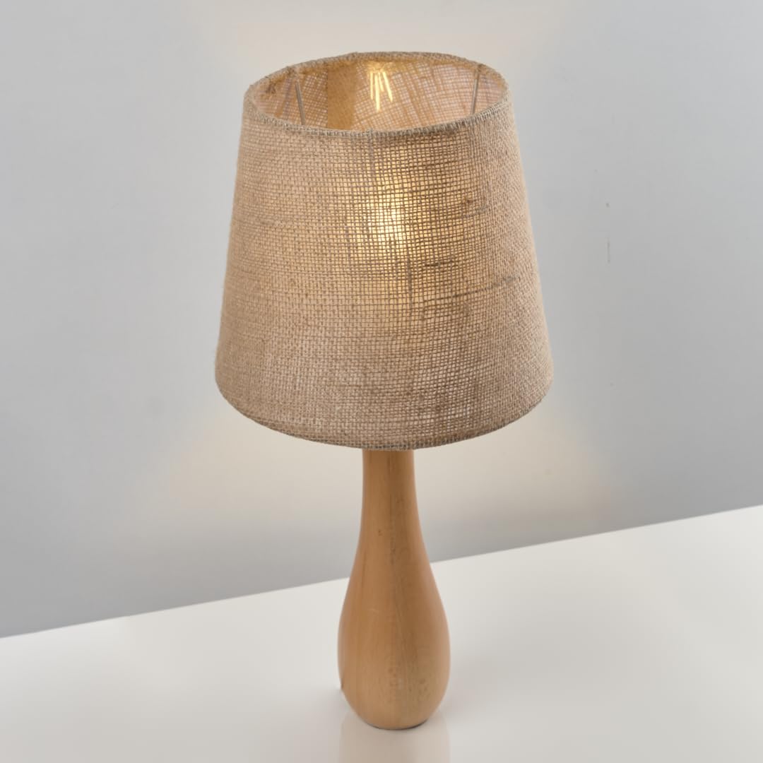 نجفة شوب اباجورة بولنج لون خشبي NAGAFA Shop wooden bowling lamp, TB67-C-BEK