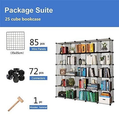 Other Wire Cube Storage Shelf Multi-use Bookcase