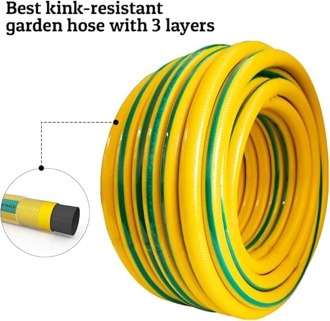 Water Hose 1/2 Inche 25 M 15 Bar 3 Layers Italy By Circle Tools