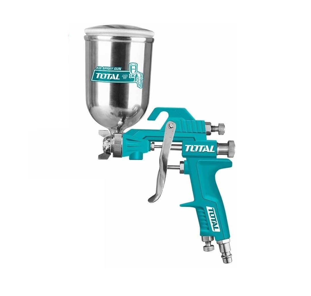 Total TAT10402 Air Spray Gun, 400cc Tank Capacity