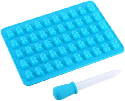 Plan A Silicone Mold Chocolate Jelly Candy Ice Mold Color Silicone Mold for Chocolate Jelly Ice Bear Candy Making Mold (3)