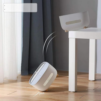 Multifunction Tissue Box Holder with Storage Caddy, Modern Napkin Dispenser and Organizer for Remote Controls & Office Supplies, ABS Plastic Desktop Caddy for Bathroom & Bedroom, Grey