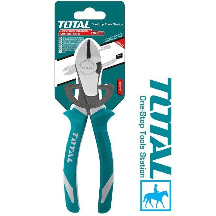 TOTAL 7" (180mm) Heavy-duty diagonal cutting pliers THT1776P