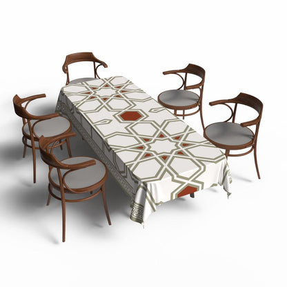 Tablecloth Waterproof Polyester Fabric, Easy Care ,Soft Touch