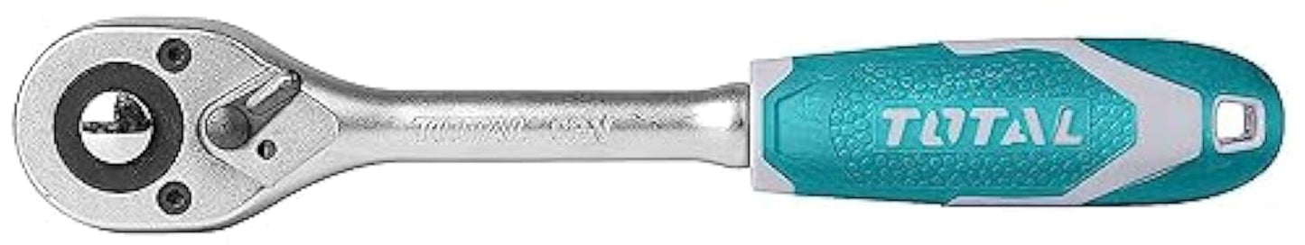Total CR-V Plus Cr-Mo Ratchet Wrench (1/2in 45T Length: 260mm)