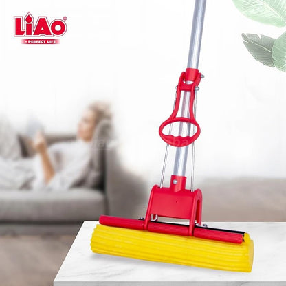 LiAo self wringer magic roller PVA sponge mop for kitchen bathroom floor cleaning